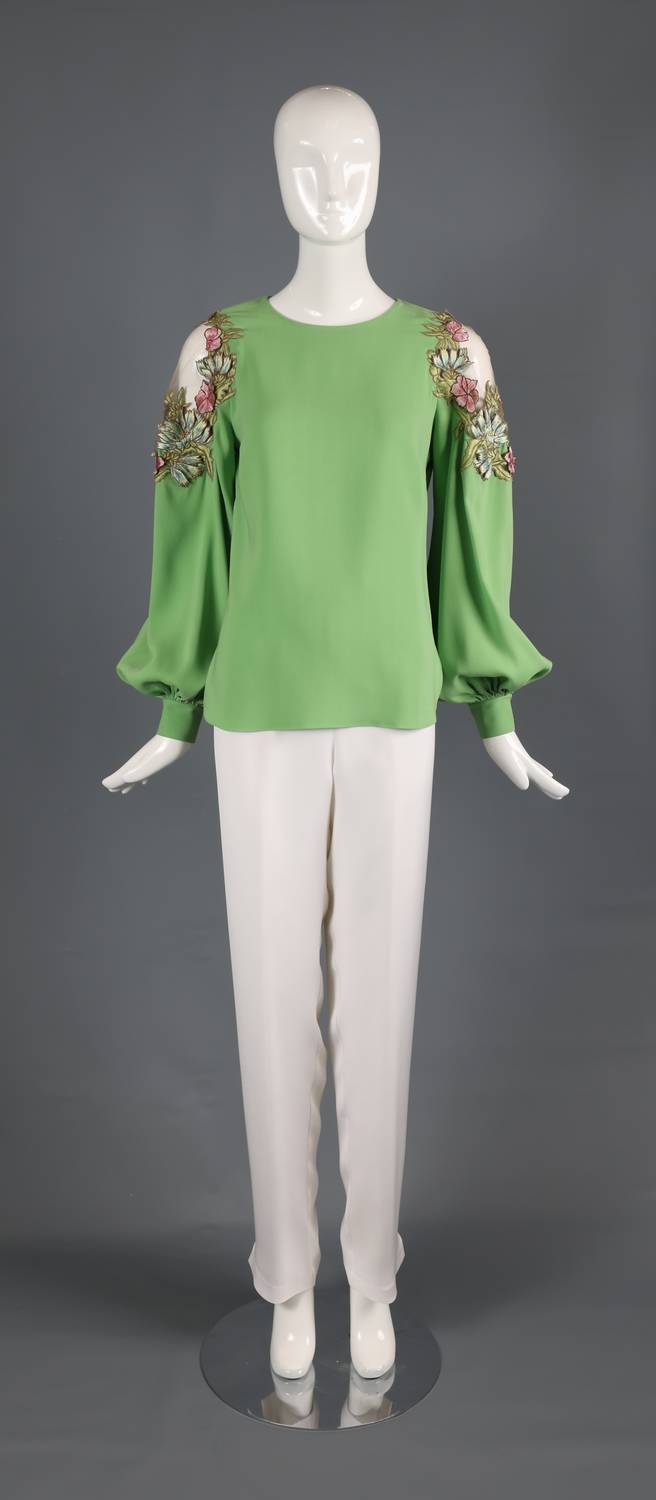 Oscar De La Renta - Silk-blend Blouse
