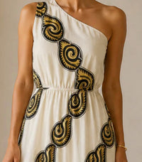 Mystery Resort - Zeus One Shoulder Maxi Dress