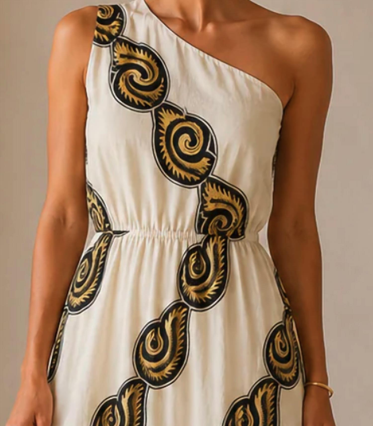Mystery Resort - Zeus One Shoulder Maxi Dress