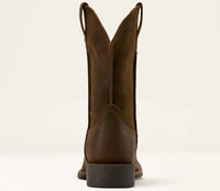 ARIAT Men's Sport Rambler Cowboy Boot in aged smokehouse - men's boots - detail view