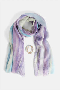 Coco + Carmen - Women's Scarf And Bracelet Set