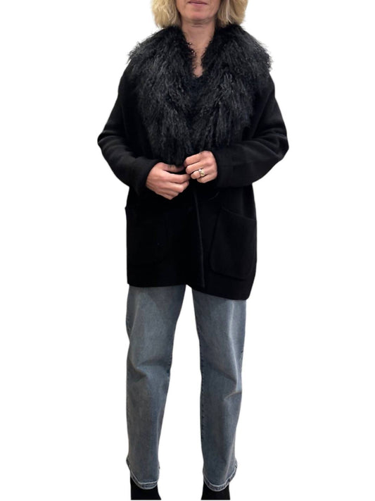 Alashan Cashmere - Merino Fur Shawl Jacket