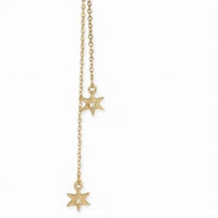 Zad - Women's Celestial Wishes Moon & Star Y Necklace