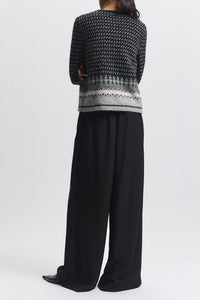 Saint Art Nori Relaxed Pant in black - women's pants - detail view