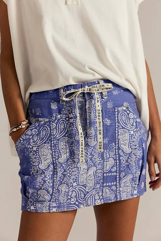 Free People - River Canyon Printed Mini Skirt