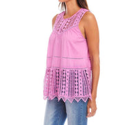 Karen Kane - Lace Trim Sleeveless Top