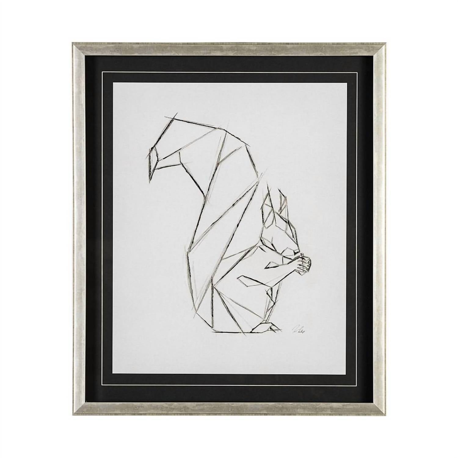 Mickler & Co. - Geo Squirrel Line Artwork