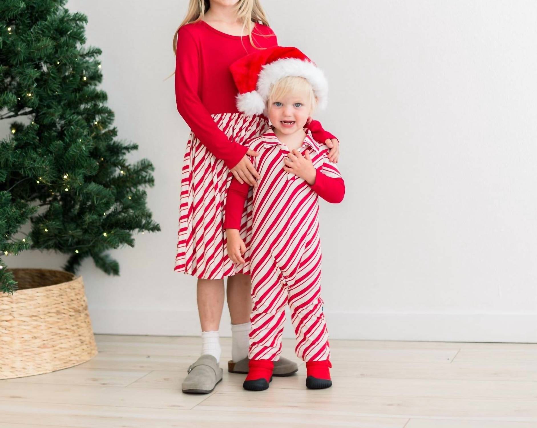 Kickee - Kid's Long Sleeve Twirl Dress With Pockets
