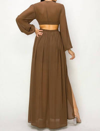 Little Secret Of Mine - Cut Out Maxi Dress