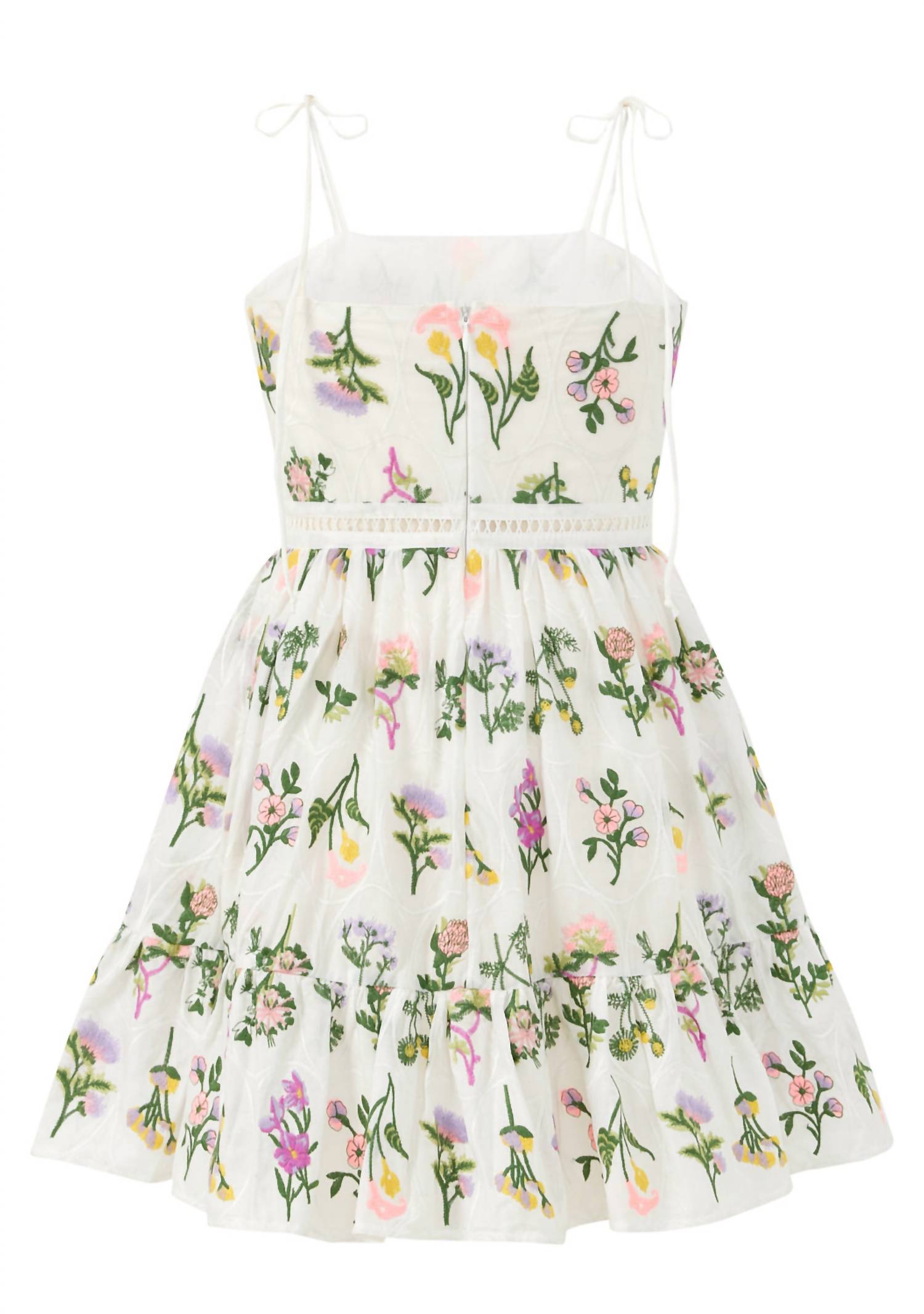 Luli Fama - Emely Embroidered Mini Dress