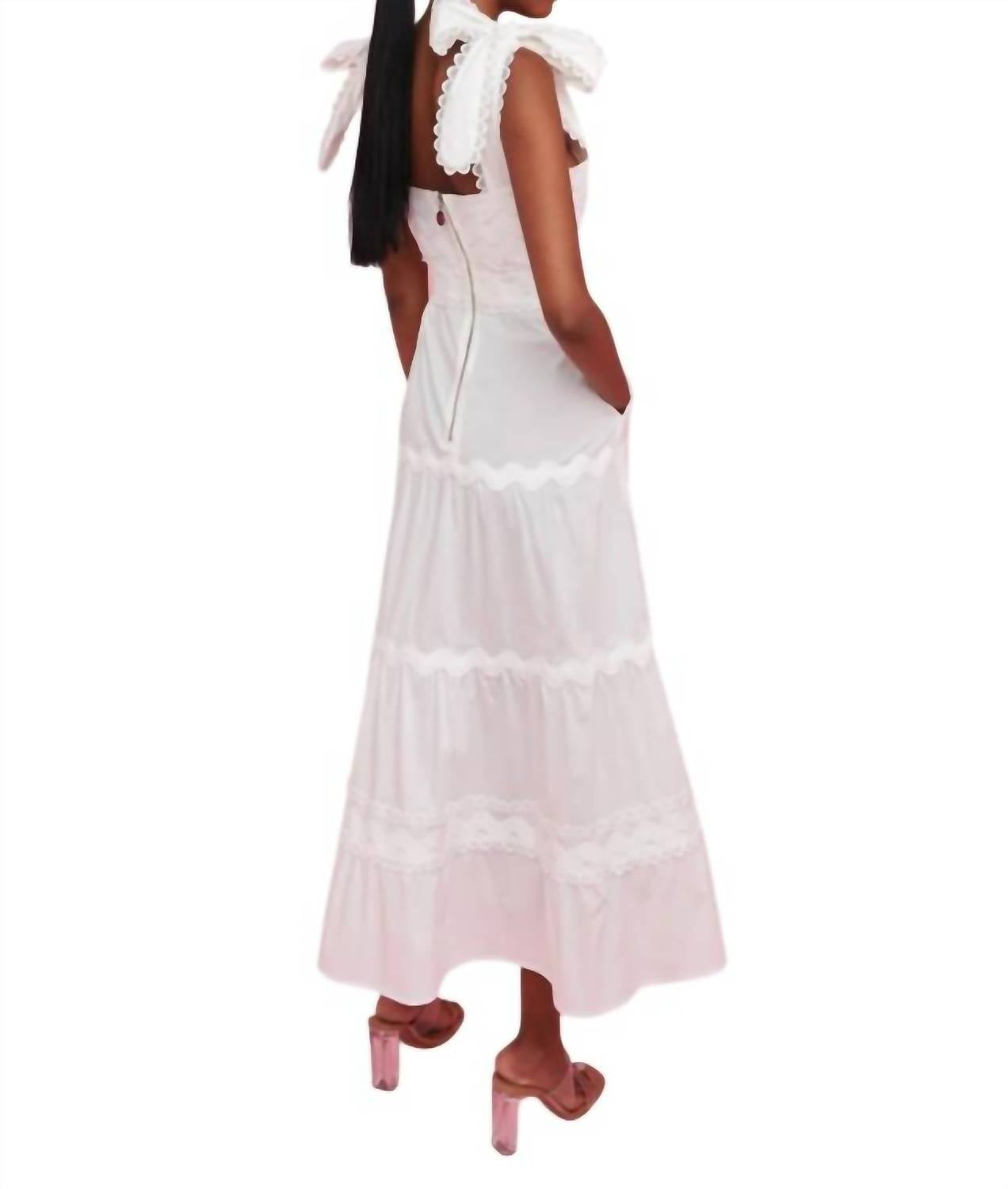 Jade - Ruffle Side Pocket Midi Dress