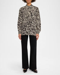 Ulla Johnson - Soren Floral Silk Button-front Shirt