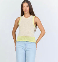 Dear John Denim - Bayla Crew Neck Sleeveless Classic Fit Top