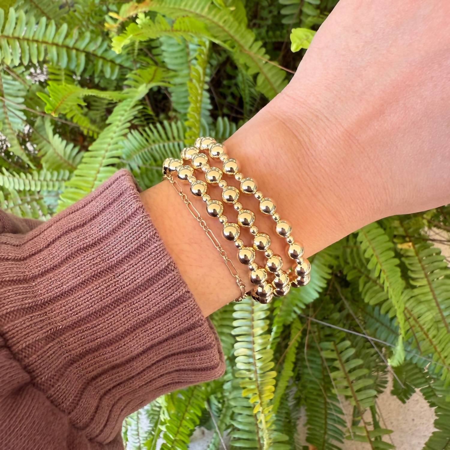 Enewton - Women's Classic Grateful Pattern Bead Bracelet