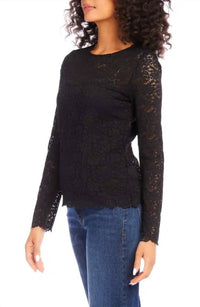 Karen Kane - Long Sleeve Lace Top