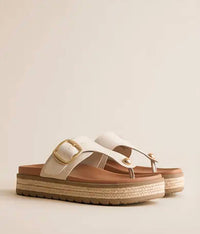 Mia Shoes - Women's Marylynne Raffia Sandal