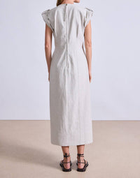 Apiece Apart - Linen Blend Shift Maxi Dress