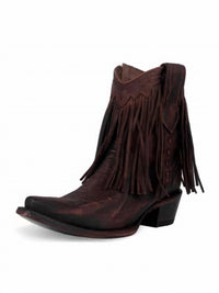 Corral - Women's Fringe Ankle Western Boots