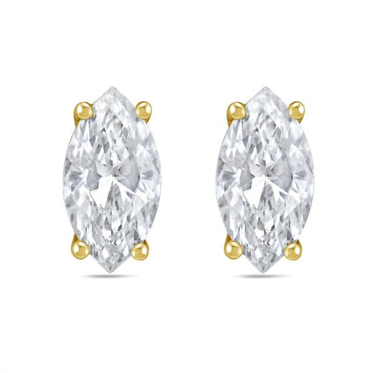 Diana M Jewels - 2.00 Cts Lab Grown Diamond Marquise Studs Earrings