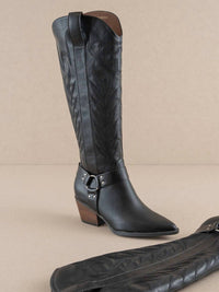 OASIS SOCIETY Women's Faye Western Boot in black - women's shoe - alternate view