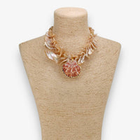 Bijoux Envie - Women's Siesta Key Shell Pendant Necklace