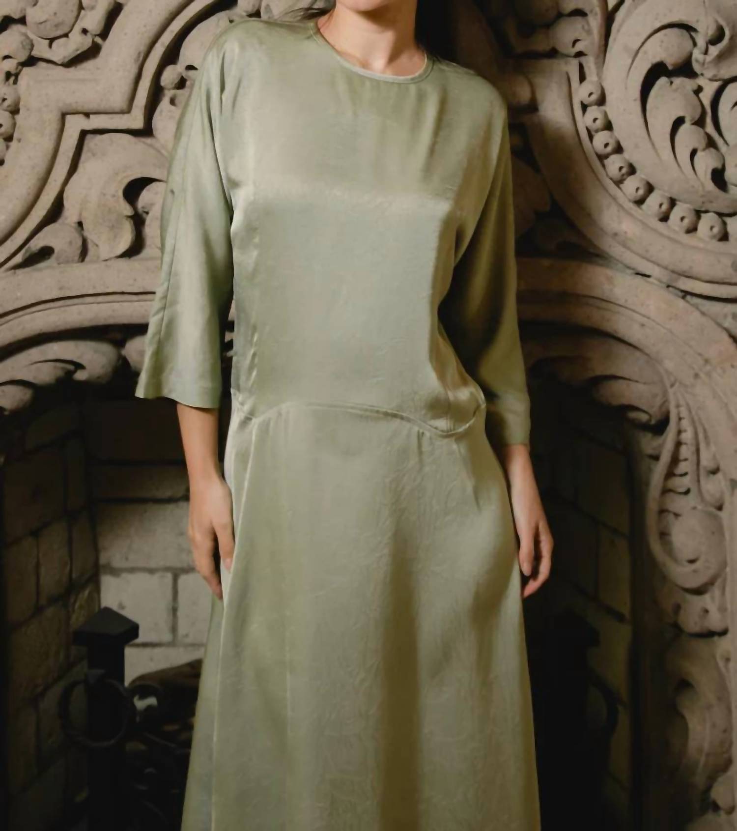 Hana & Co - Crushed Satin Dress