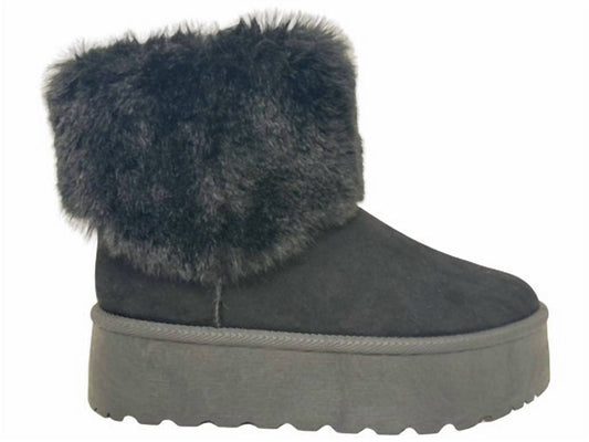 Very G - Women's Everlie Faux Fur Lined Bootie