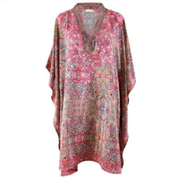 Powell Craft - Fishbone Embroidery Kaftan Dress