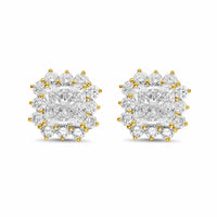 Diana M Jewels - Women's Radiant Lab-Grown Diamond Stud Earrings (10.00 Ct TCW) - Bold