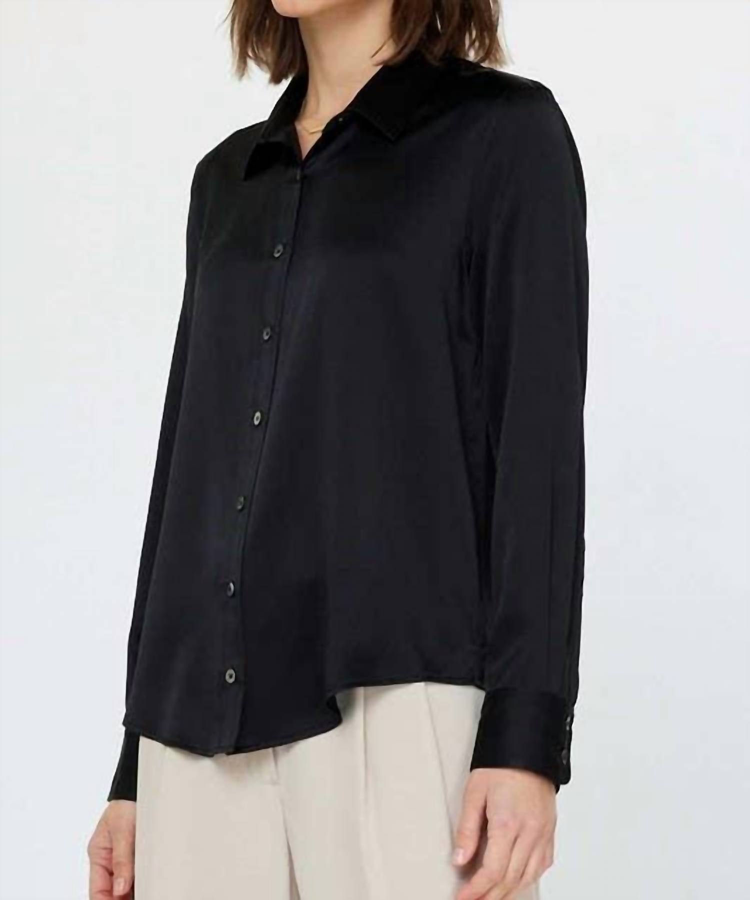 Current Air - Button Down Long Sleeve Blouse