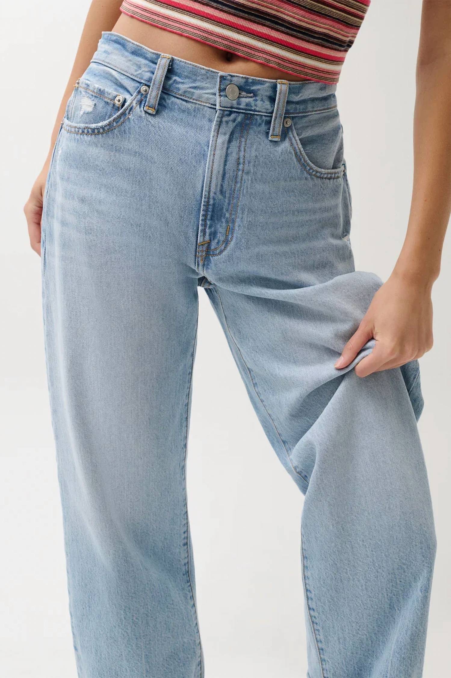 Pistola - Women's Donny Rolled Hem Boyfriend Jeans