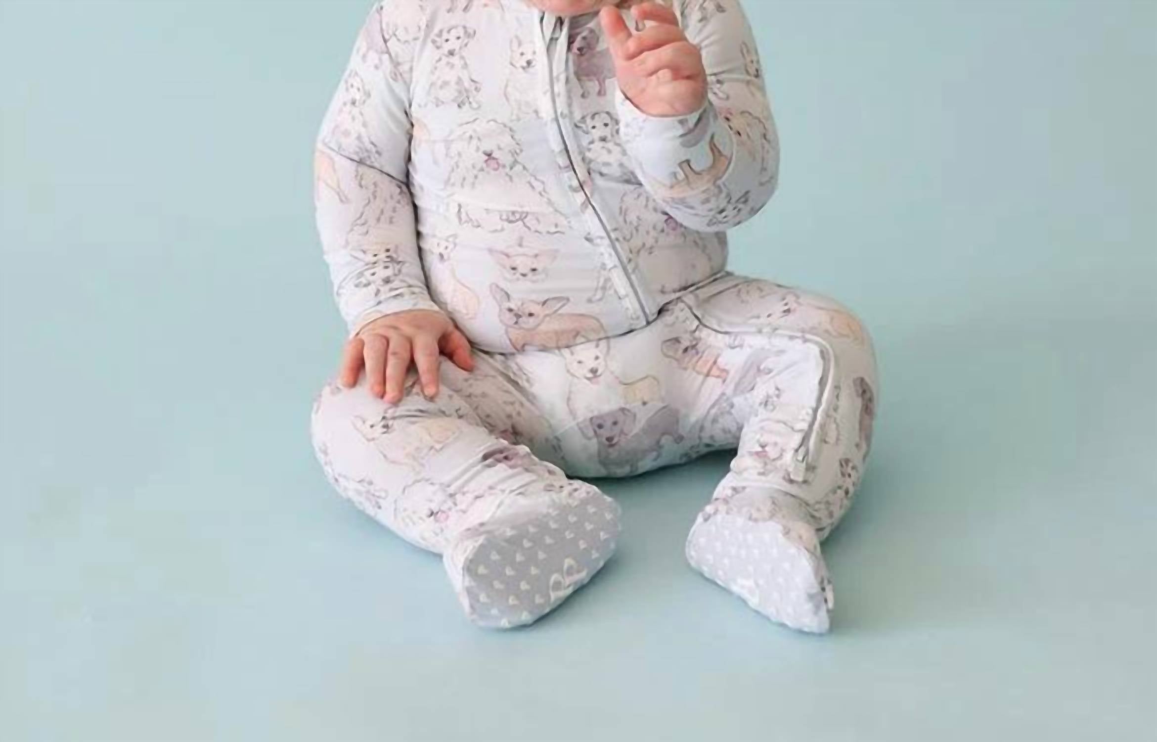 Posh Peanut - Babies Gatsby One Piece Footie With Zipper