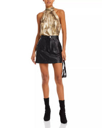 Ramy Brook - Arielle Metallic Halter Top
