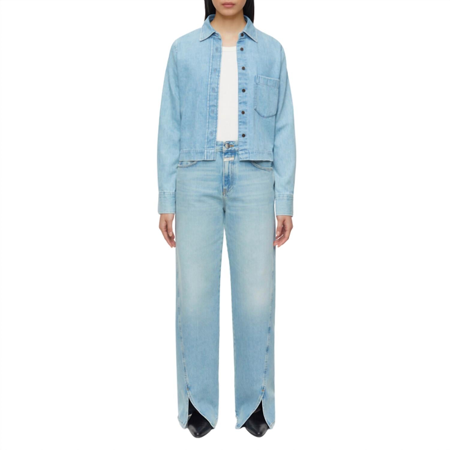 CLOSED Women's Howea Jean in mid blue - women's jeans - view 4