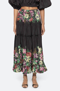 Sea - Viktoria Print Midi Skirt