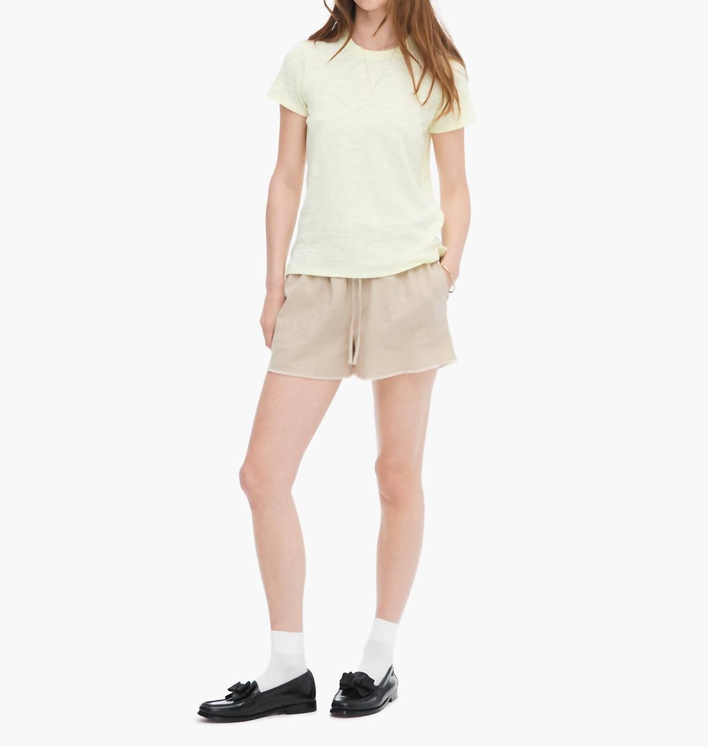 Atm - Slub Jersey Schoolboy Short Sleeve Crew Neck Tee