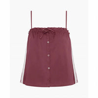 We Wore What - Button Up Boxy Tank Top