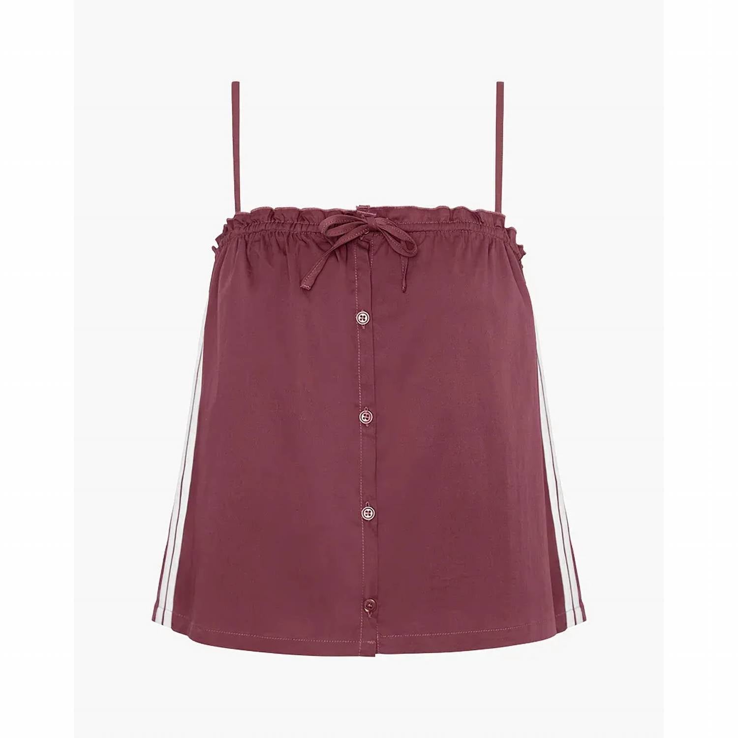 We Wore What - Button Up Boxy Tank Top