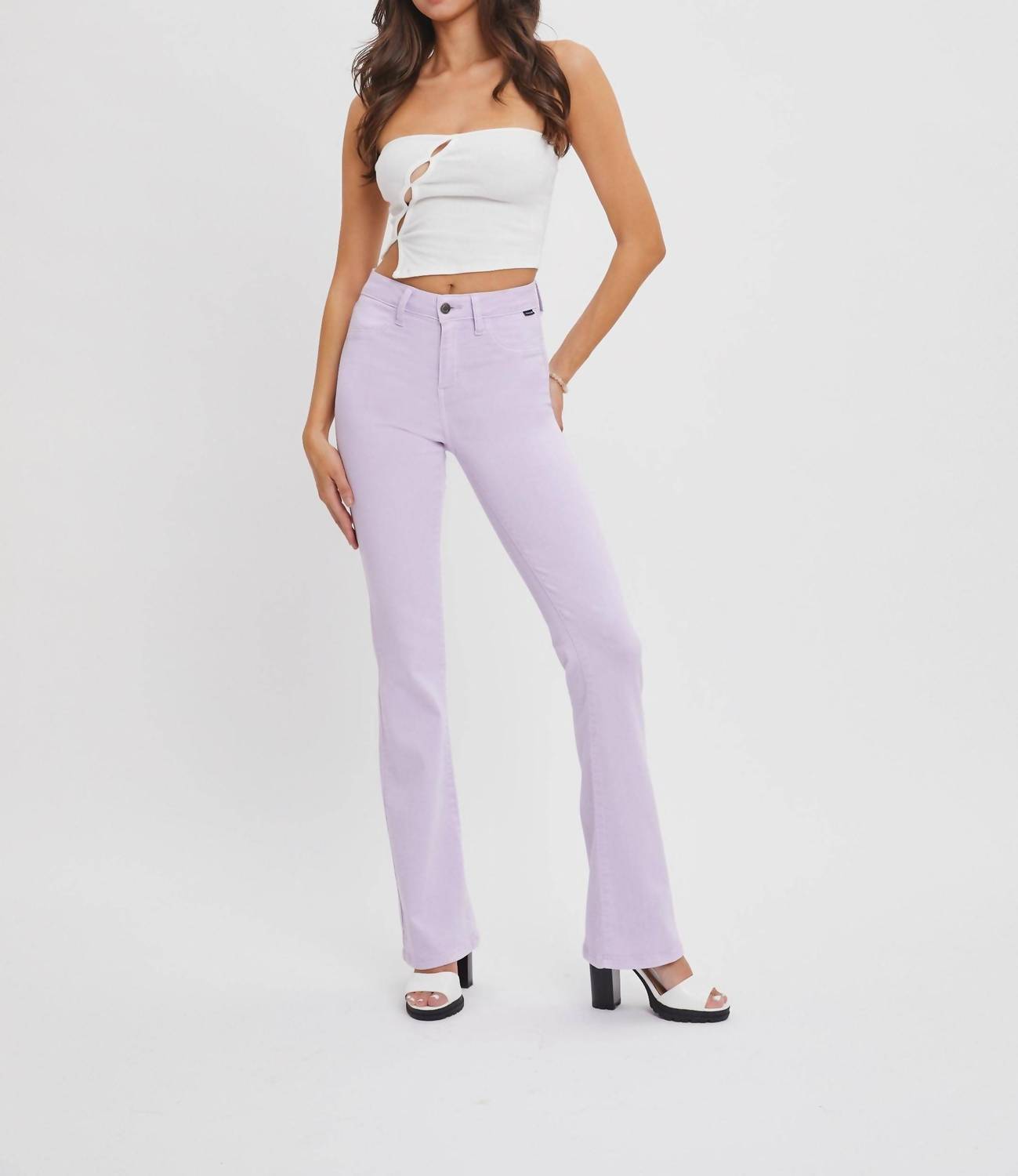 Cello - Lilly Stretchy Flare Jeans