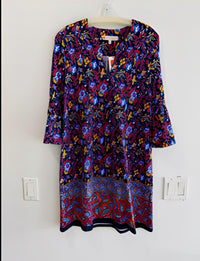JUDE CONNALLY Women's Kerry Dress in floral paisley navy 1 - women's dress