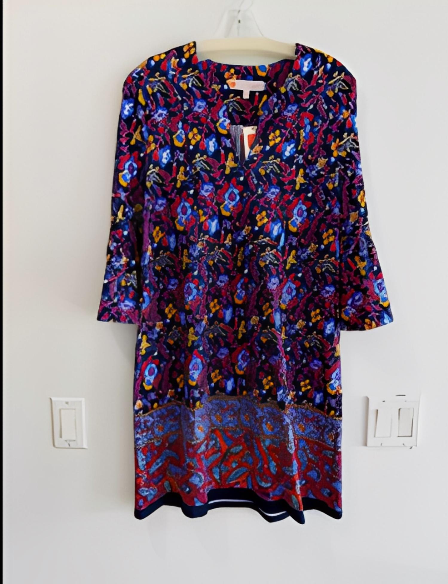 JUDE CONNALLY Women's Kerry Dress in floral paisley navy 1 - women's dress