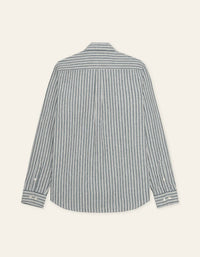 Les Deux - Stripe Cotton Linen Shirt