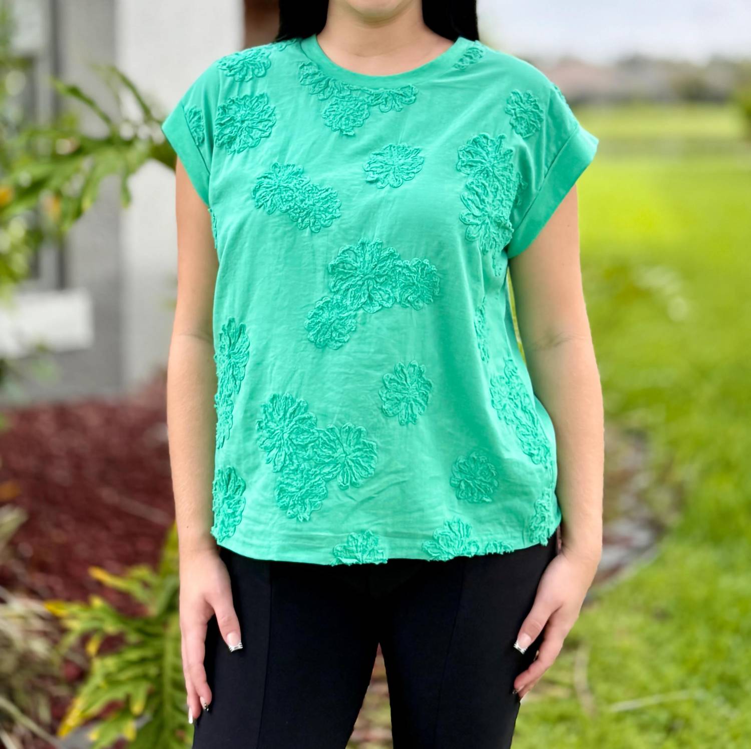 Coco + Carmen - Reese Cap Sleeve Top