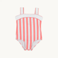 The Beaufort Bonnet Company - Girl's Shannon Bow Bathing Suit