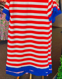 Anniewear - Women's Miss Americana Stripe Midi Dress