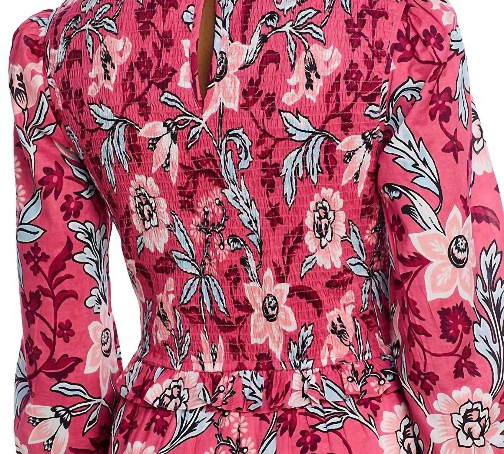 BANJANAN Mortiz Dress in bali floral haze - women's dress - view 5