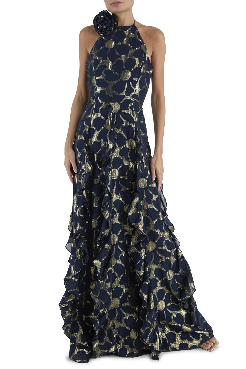 Ramy Brook - Idella Daisy Metallic Gown