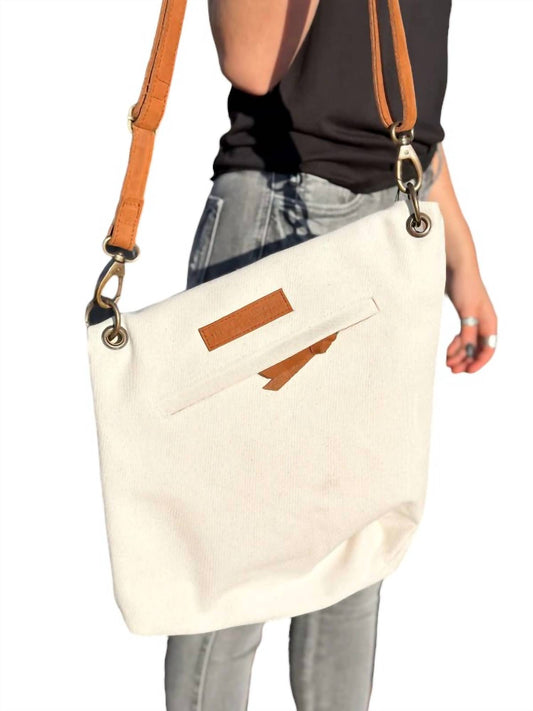 Vinatge Addiction - Canvas Foldover Crossbody Bag