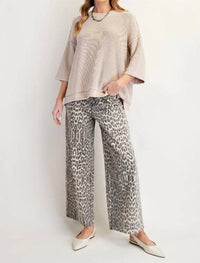 Easel - Mineral Washed Knit Sweater