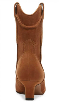 Sam Edelman Women's Taryn Boots in brown suede - women's shoe - detail view